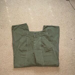 Sandro Olive Green  Trousers